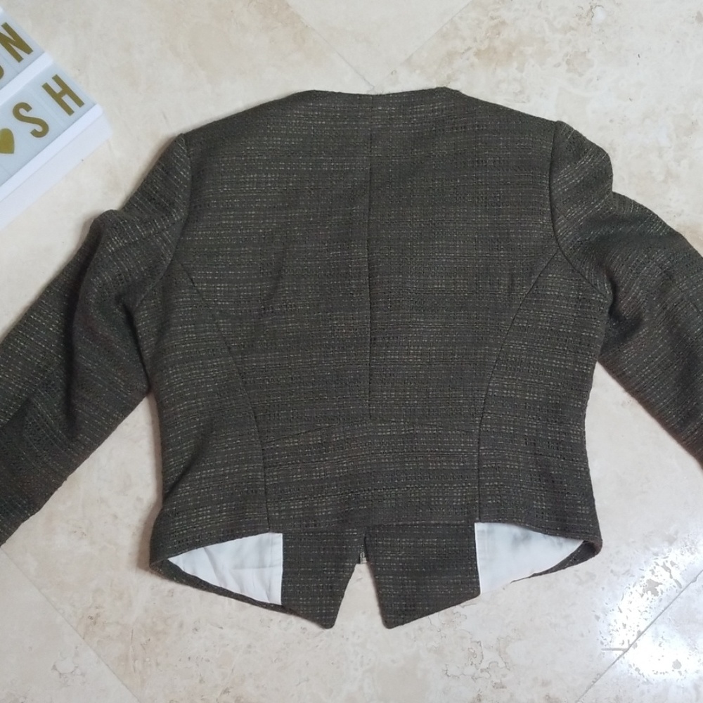 H&M green zipped jacket NWOT - Picture 5 of 5